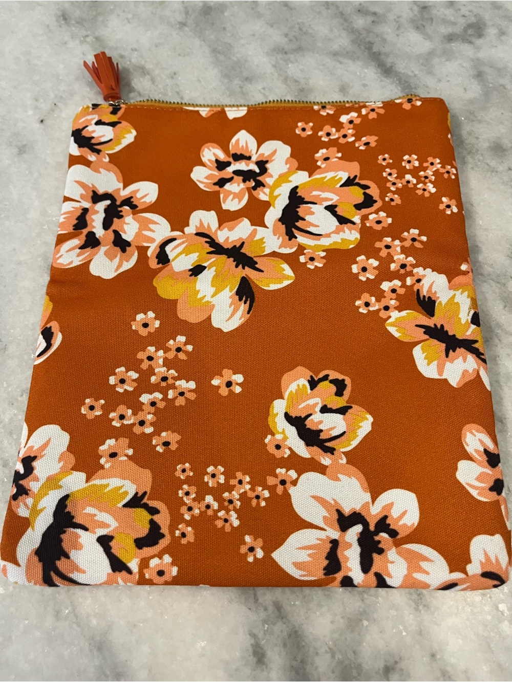 Rachel Pally Orange Floral Midi Skirt